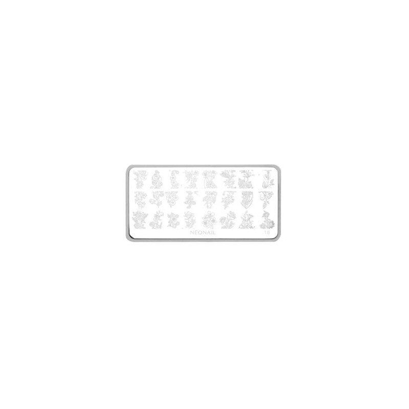 STAMPING - Stencil per nail art 18